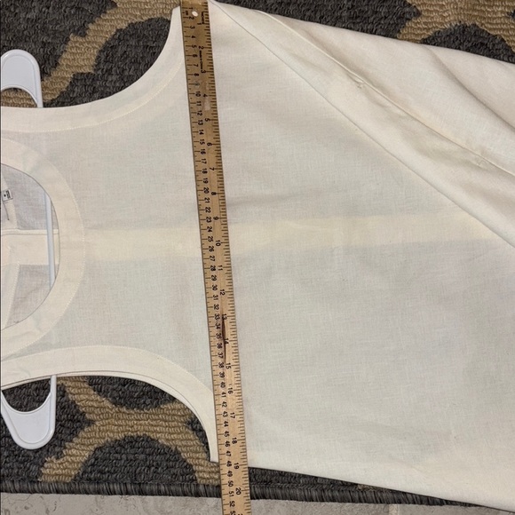 Madewell White A-Line Sleeveless Mini Dress - Picture 6 of 10